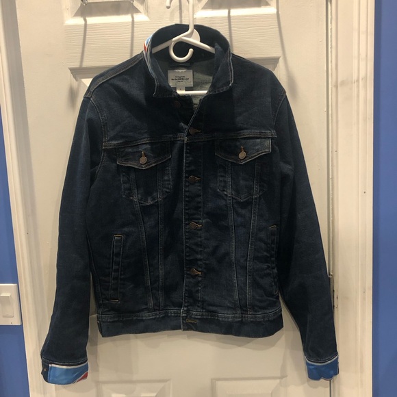 Upcycle Denim Jean Jacket M - Picture 2 of 9